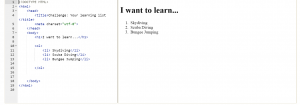 learning lists