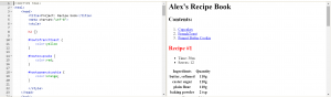 recipe book